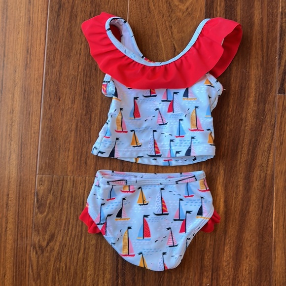 The Oaks Apparel Sailboat Swimsuit 6-9m - Picture 3 of 3